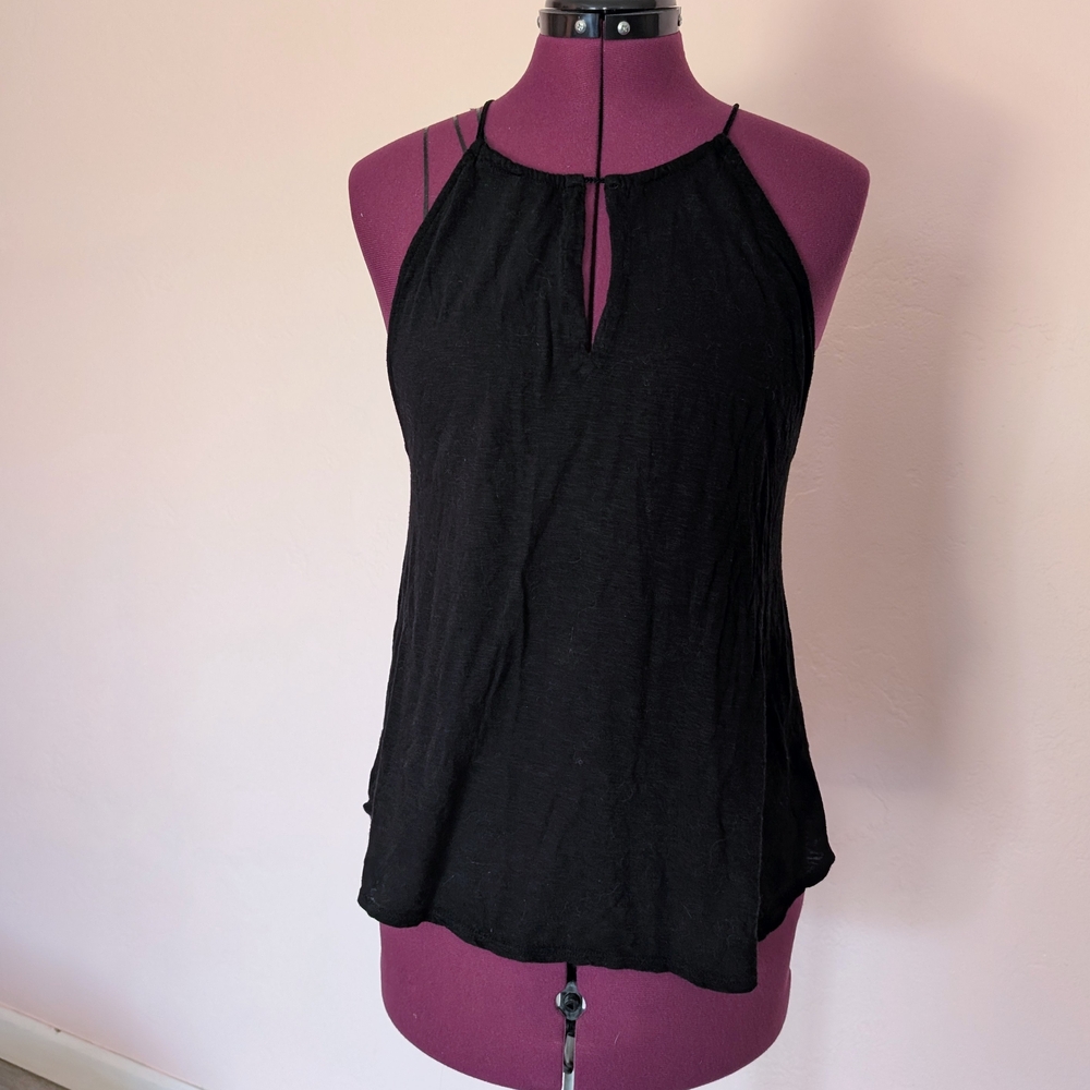 Elegant Black Women's Halter Top